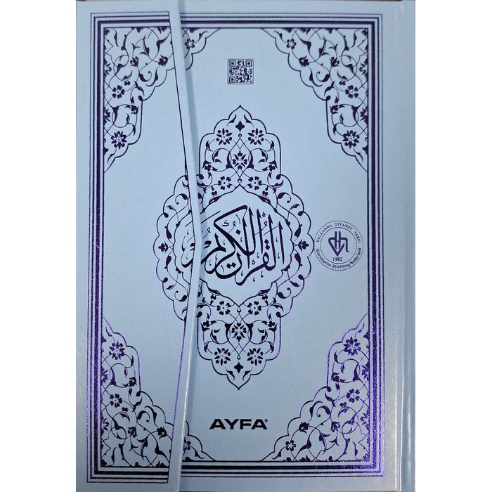 AYFA HDV Baskılı Kur'anı Kerim Orta Boy Mavi Renk