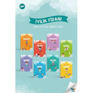Türkiye Diyanet Vakfı Yayınları İyilik Fidanı Okul Öncesi Eğitim Seti 8 Kitap-60+ ay