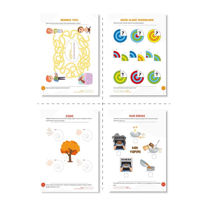 Türkiye Diyanet Vakfı Yayınları İyilik Fidanı Okul Öncesi Eğitim Seti 8 Kitap-60+ ay