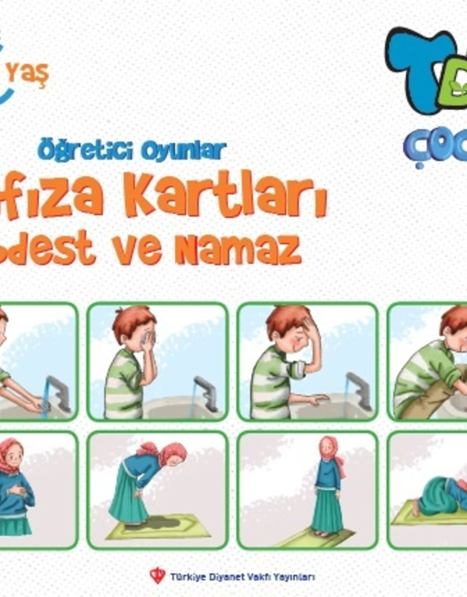 Türkiye Diyanet Vakfı Yayınları Ogretici oyunlar Hafıza Kartları Abdest ve Namaz