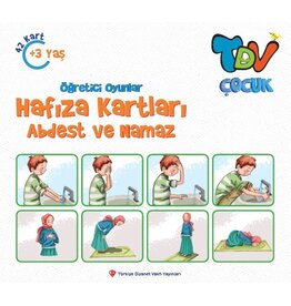 Türkiye Diyanet Vakfı Yayınları Ogretici oyunlar Hafıza Kartları Abdest ve Namaz