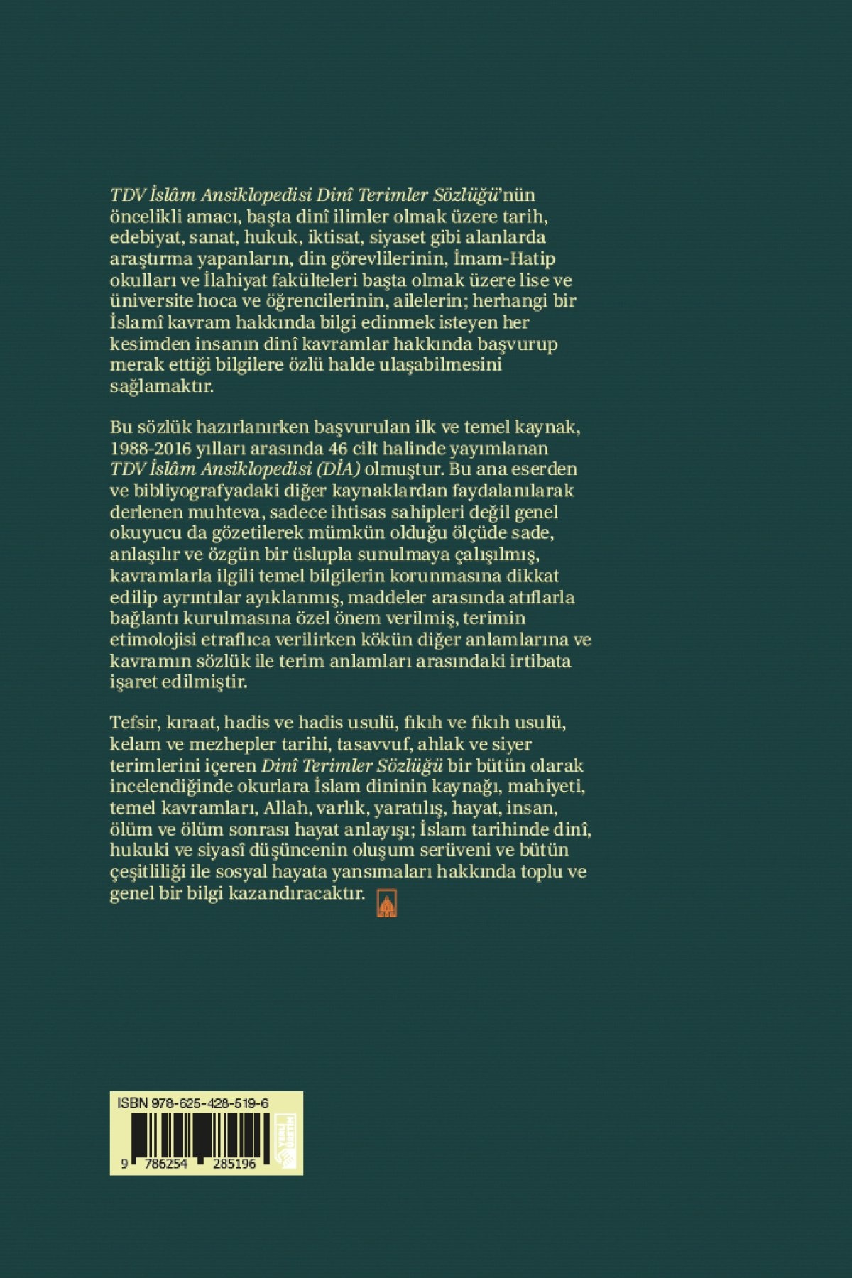 İSAM YAYIN Dini Terimler Sozluguu (I-II Cilt)