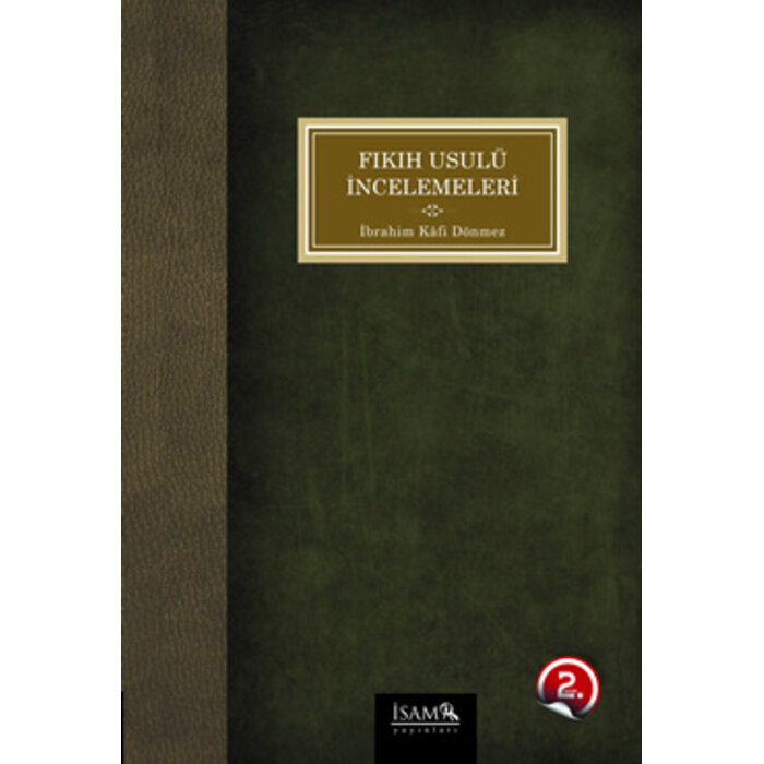 İSAM YAYIN Fikih Usulu Incelemeleri