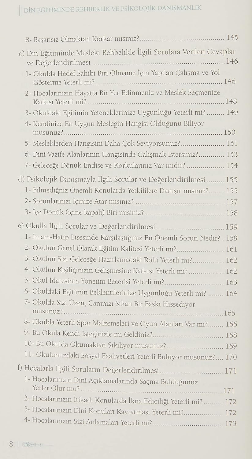 Din Egitiminde Rehberlik Ve Psikolojik Danismanlik