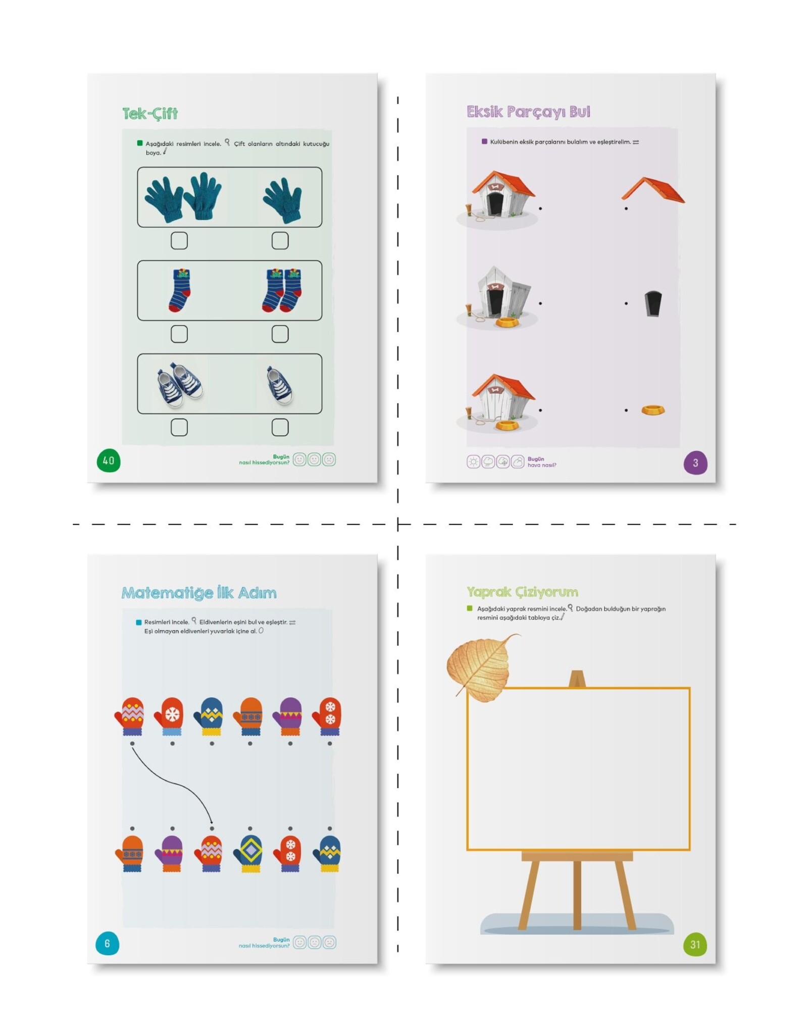 Türkiye Diyanet Vakfı Yayınları Adım Adım Iyilik Okul Oncesi Egitim Seti 6 Kitap