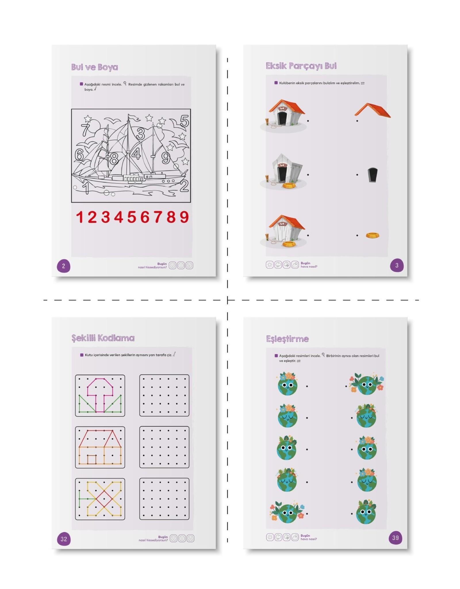 Türkiye Diyanet Vakfı Yayınları Adım Adım Iyilik Okul Oncesi Egitim Seti 6 Kitap