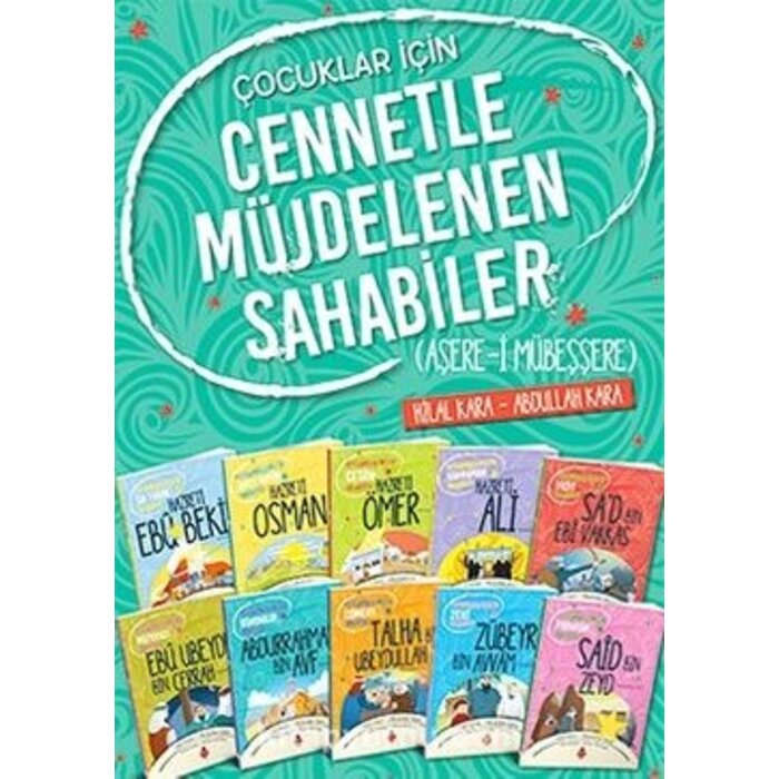 Çocuklar İçin Cennetle Müjdelenen Sahabiler Seti (10 Kitap)