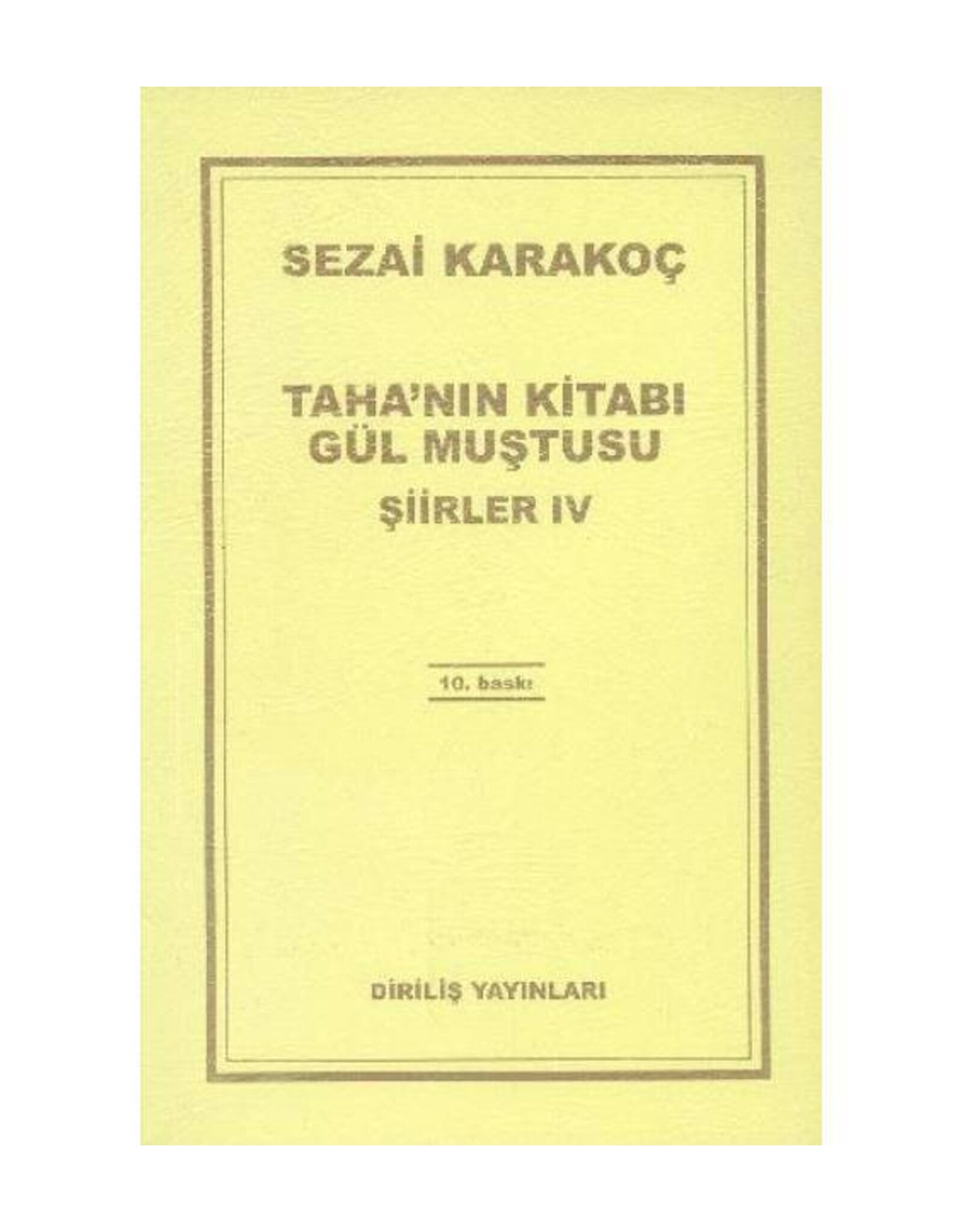 Talhanin Kitabi Gul Mustusu