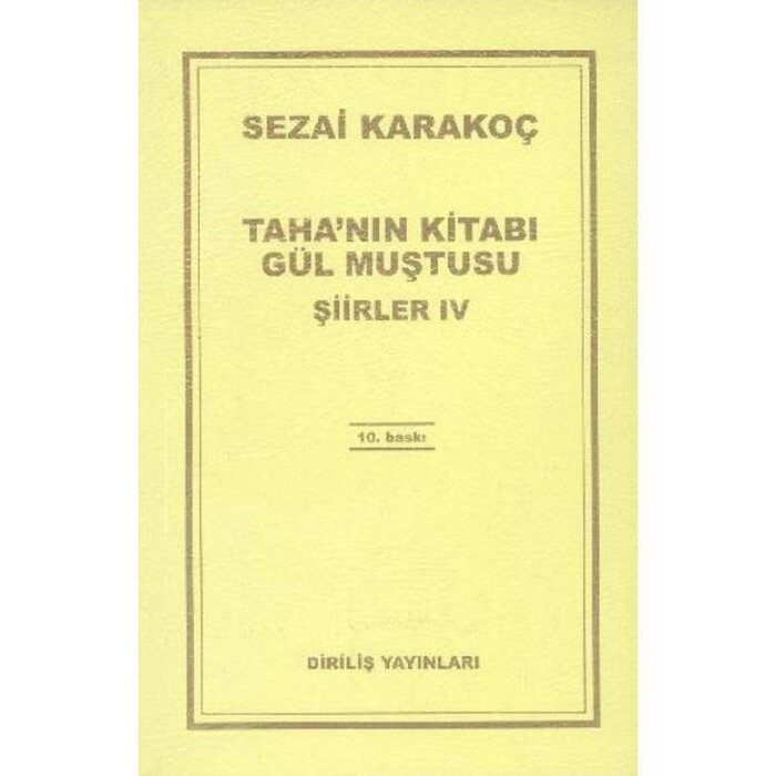 Sezai Karakoc Talhanin Kitabi Gul Mustusu