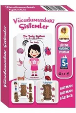 Vücudumuzdaki Sistemler Yapboz - İngilizce ve Türkçe - Kız Çocuk Puzzle - 5 Yaş ve Üzeri Eğitime Yardımcı Oyuncak