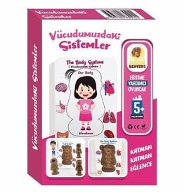 Vücudumuzdaki Sistemler Yapboz - İngilizce ve Türkçe - Kız Çocuk Puzzle - 5 Yaş ve Üzeri Eğitime Yardımcı Oyuncak
