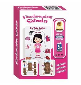 Vücudumuzdaki Sistemler Yapboz - İngilizce ve Türkçe - Kız Çocuk Puzzle - 5 Yaş ve Üzeri Eğitime Yardımcı Oyuncak