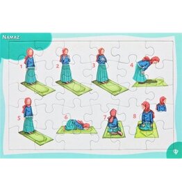 4-6 Yaş Namaz Öğreniyorum Kız 30 Parça Puzzle