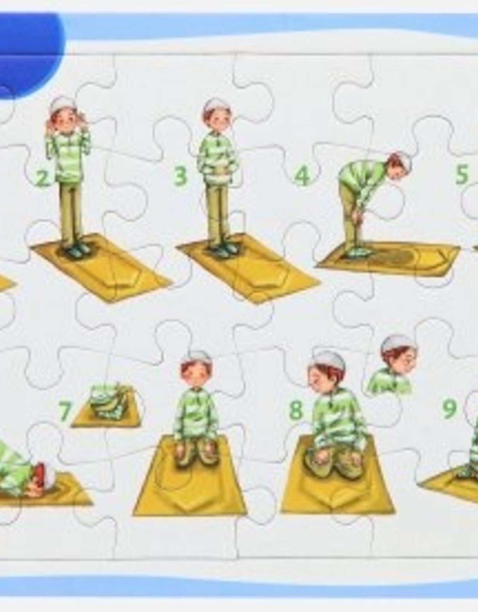 4-6 Yaş Namaz Öğreniyorum Erkek 30 Parça Puzzle