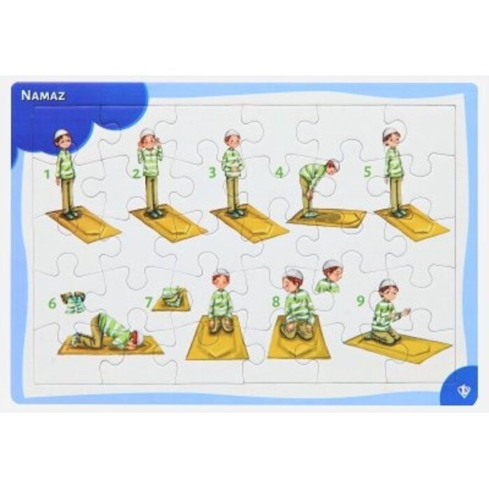 4-6 Yaş Namaz Öğreniyorum Erkek 30 Parça Puzzle