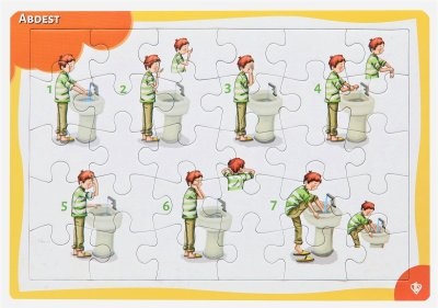 4-6 Yaş Abdest Öğreniyorum 30 Parça Puzzle