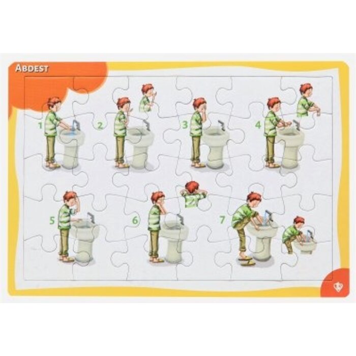 4-6 Yaş Abdest Öğreniyorum 30 Parça Puzzle