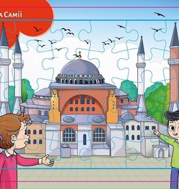 4-6 Yaş Değerli Mekanlar Ayasofya Cami Puzzle 42 Parça