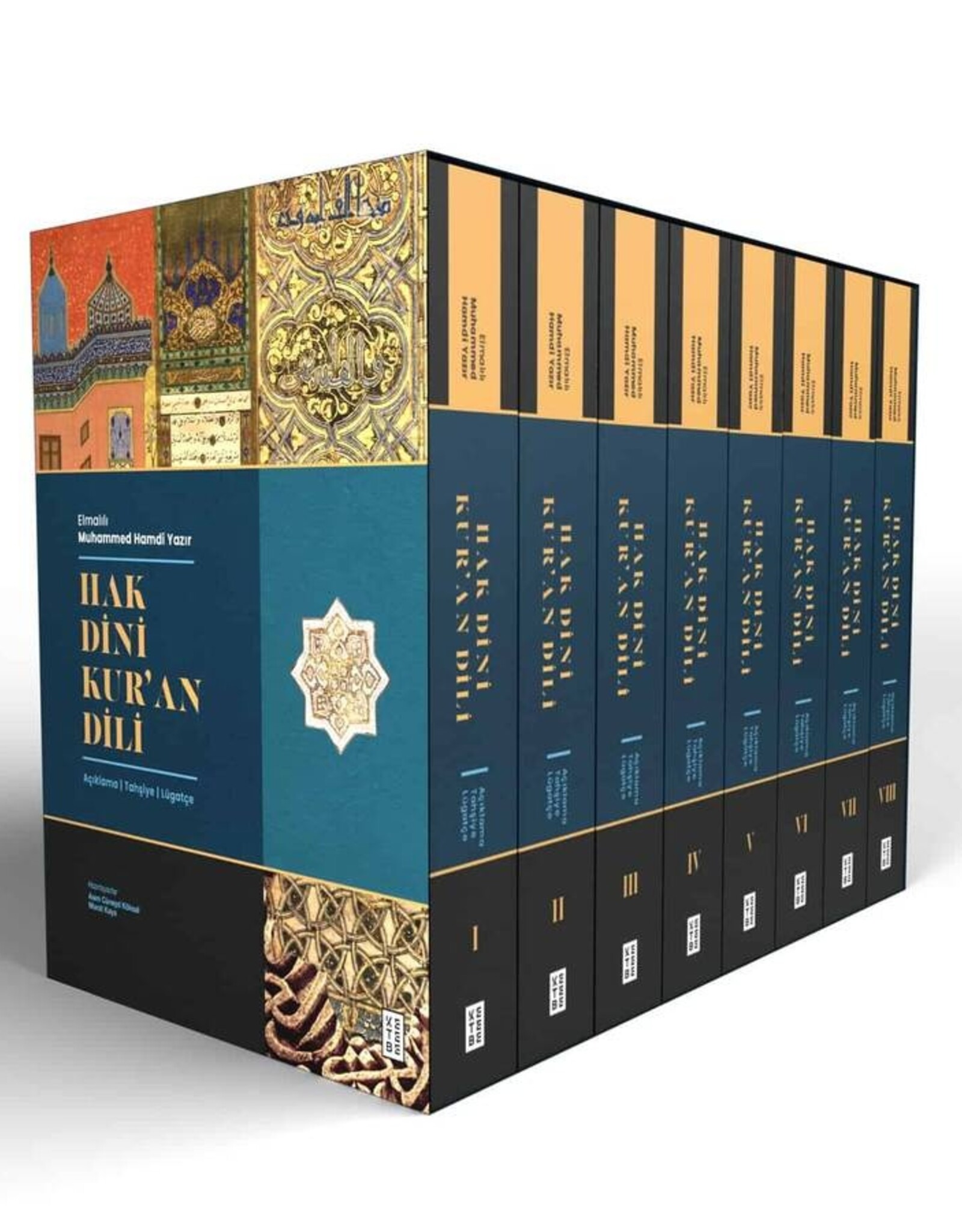 Hak Dini Kur'an Dili (8 Cilt Kutulu Set)