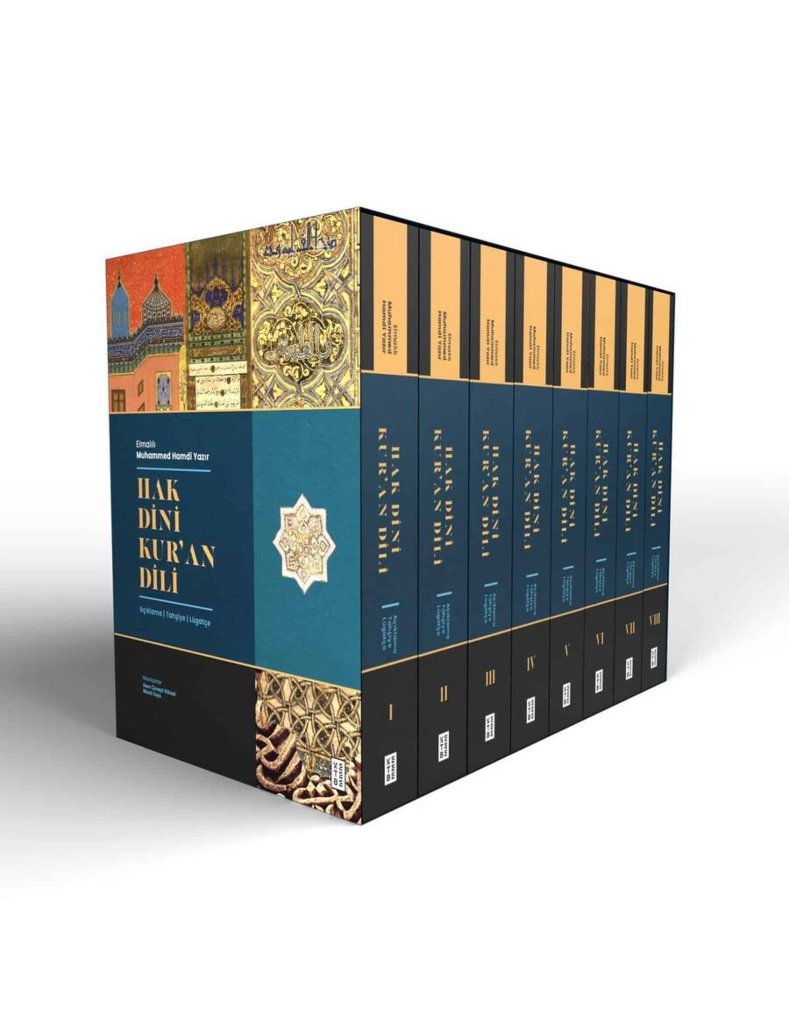 Hak Dini Kur'an Dili (8 Cilt Kutulu Set)