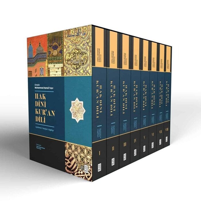 Hak Dini Kur'an Dili (8 Cilt Kutulu Set)
