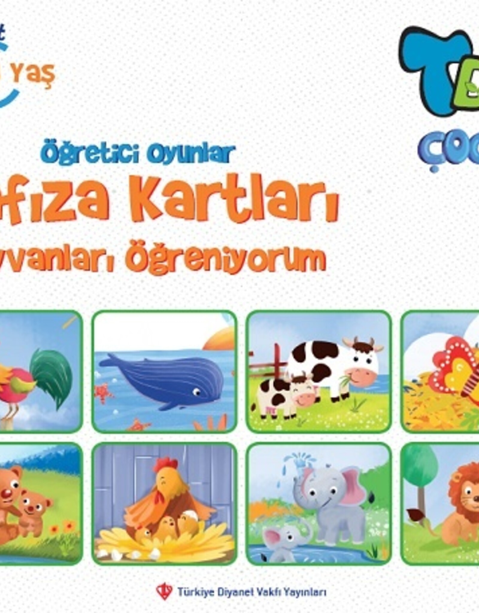 Öğretici Oyunlar Hafıza Kartları Hayvanları Öğreniyorum 48 Kart