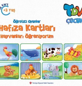 Öğretici Oyunlar Hafıza Kartları Hayvanları Öğreniyorum 48 Kart