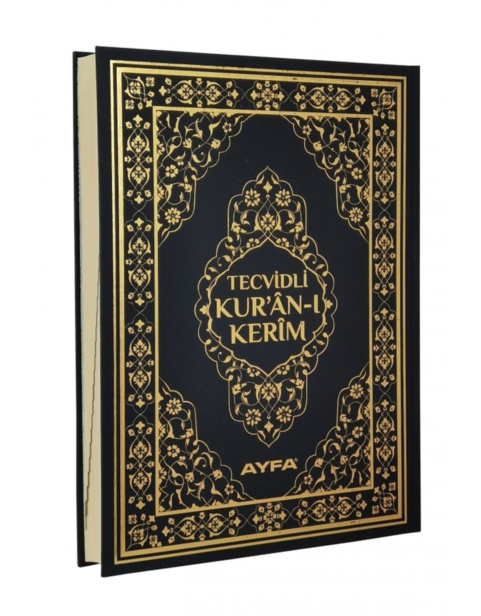 Ayfa Cami Boy Tecvidli Kuran-i Kerim (Yesil-Siyah-Kahverengi-Pembe Renk)