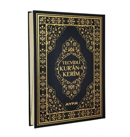 Ayfa Cami Boy Tecvidli Kuran-i Kerim (Yesil-Siyah-Kahverengi-Pembe Renk)