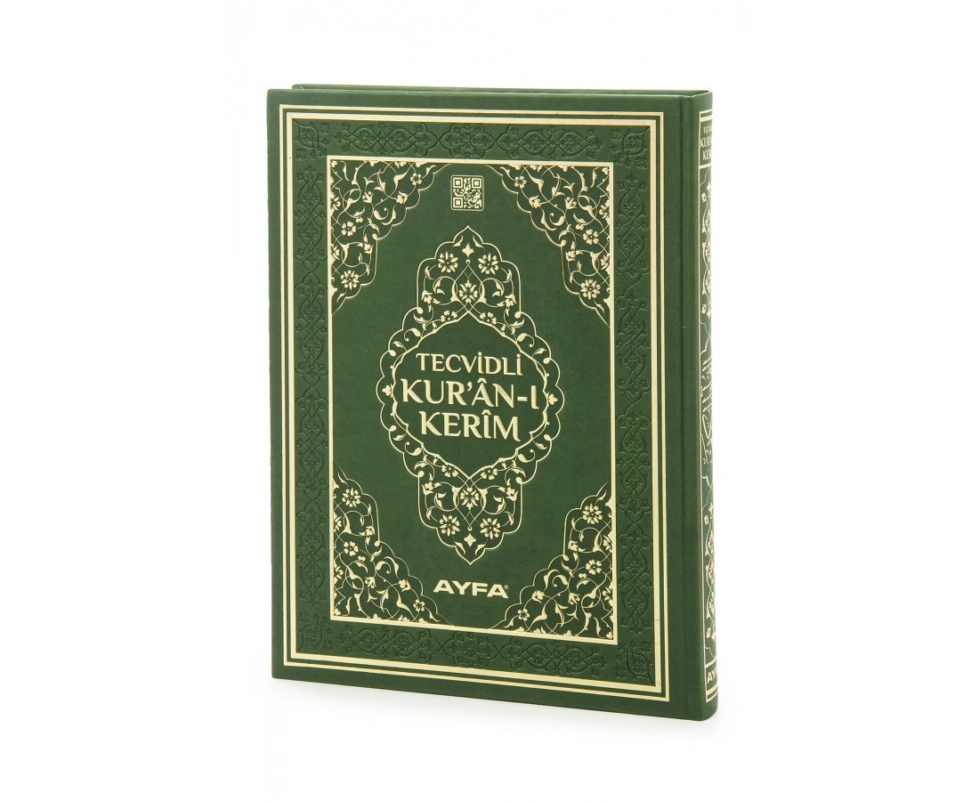 Ayfa Cami Boy Tecvidli Kuran-i Kerim (Yesil-Siyah-Kirmizi Renk)
