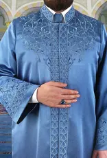 Ikranur Luks Mavera İmam Cübbesi- İndigo