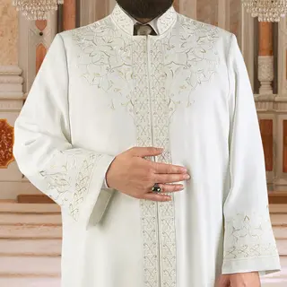 Ikranur Handeme İmam Cübbesi Krem