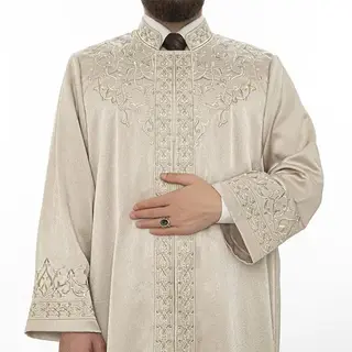 Ikranur Luks Gurani İmam Cübbesi Cübbe Vizon