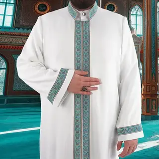 Ikranur Feyruz İmam Cübbesi Beyaz