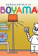 Türkiye Diyanet Vakfı Yayınları Değerlerimizle boyama temizlik/cevre bilinci/sorumluluk