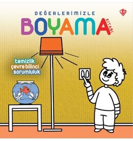Türkiye Diyanet Vakfı Yayınları Değerlerimizle boyama temizlik/cevre bilinci/sorumluluk