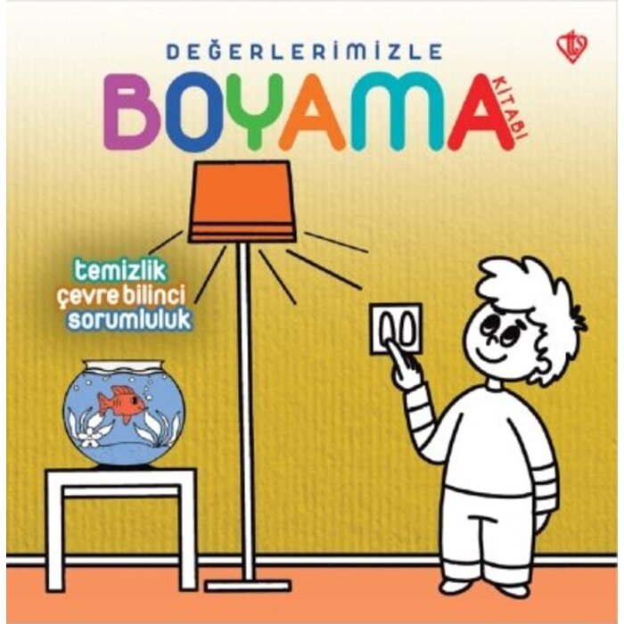 Türkiye Diyanet Vakfı Yayınları Değerlerimizle boyama temizlik/cevre bilinci/sorumluluk