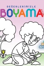 Türkiye Diyanet Vakfı Yayınları Değerlerimizle boyama sevgi/saygı/dürüstlük