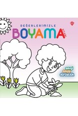 Türkiye Diyanet Vakfı Yayınları Değerlerimizle boyama sevgi/saygı/dürüstlük