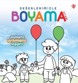Türkiye Diyanet Vakfı Yayınları Değerlerimizle boyama paylaşma/ yardımlaşma/hoşgoru