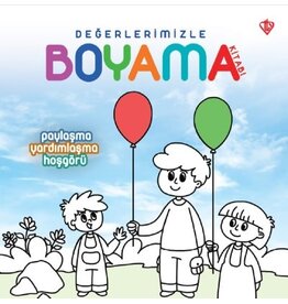 Türkiye Diyanet Vakfı Yayınları Değerlerimizle boyama paylaşma/ yardımlaşma/hoşgoru