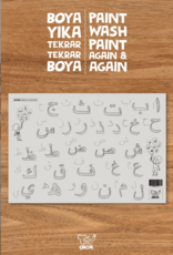 Yikanabilir Elifba Masa Mati 33*48