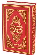 Ayfa Cami Boy Tecvidli Kuran-i Kerim (Yesil-Siyah-Kirmizi Renk)