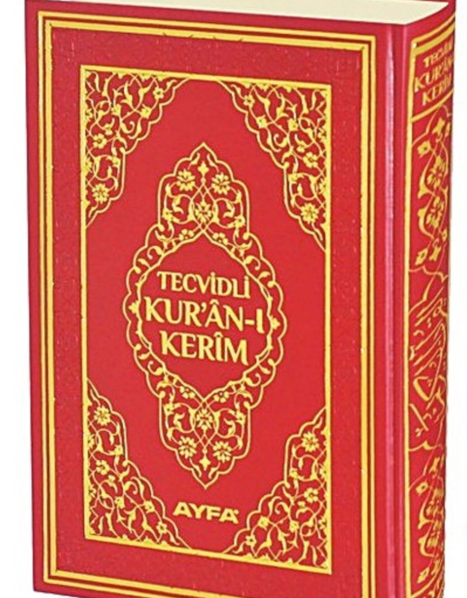 Ayfa Cami Boy Tecvidli Kuran-i Kerim (Yesil-Siyah-Kirmizi Renk)