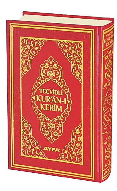 Ayfa Cami Boy Tecvidli Kuran-i Kerim (Yesil-Siyah-Kirmizi Renk)