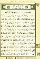 Ayfa Tecvidli Kur'anı Kerim Orta Boy (Mavi-Kirmizi-Siyah-Lacivert-Pembe-Yesil ve Kahverengi Renk)