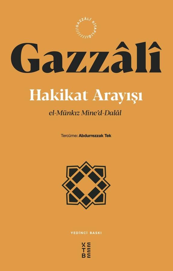 Imam Gazali Hakikat Arayışı