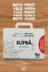 Yıkanabilir Elifba Harfler Çanta Kitap