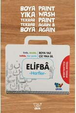 Yıkanabilir Elifba Harfler Çanta Kitap