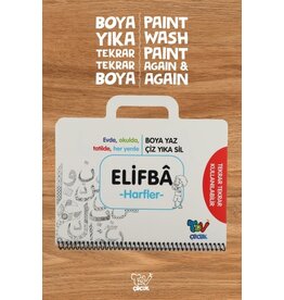 Yıkanabilir Elifba Harfler Çanta Kitap